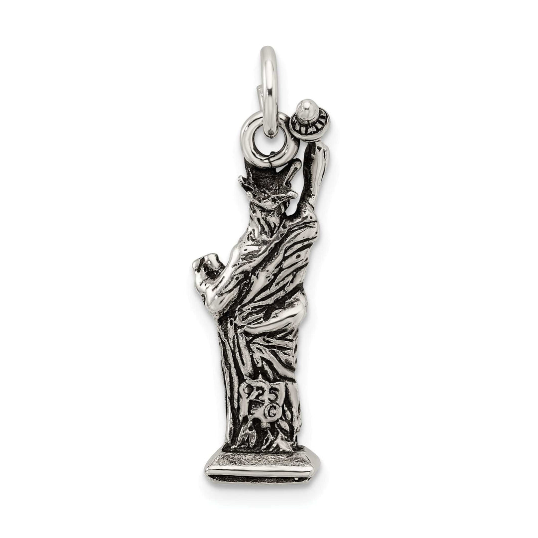 Lovely Rita's Pendants & Charms Silver Antiqued 3-D Statue of Liberty Charm