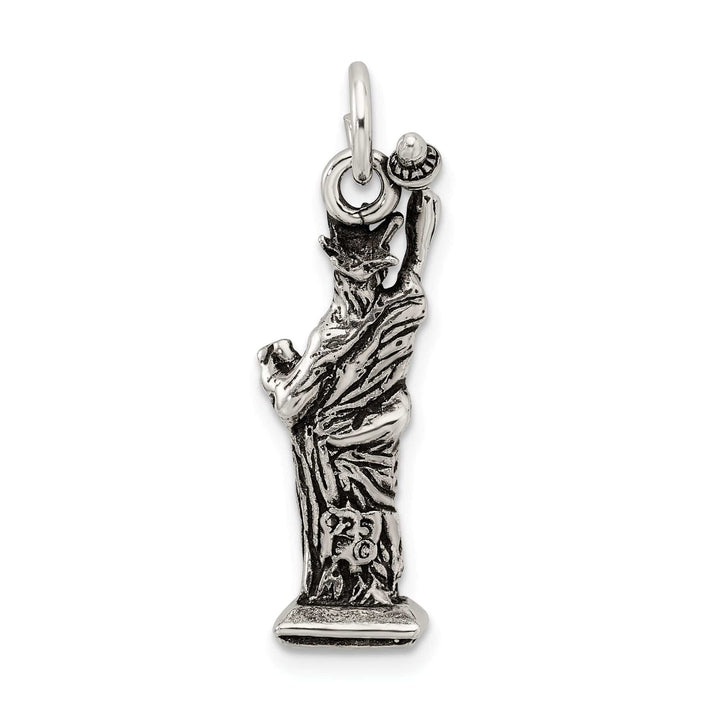 Lovely Rita's Pendants & Charms Silver Antiqued 3-D Statue of Liberty Charm