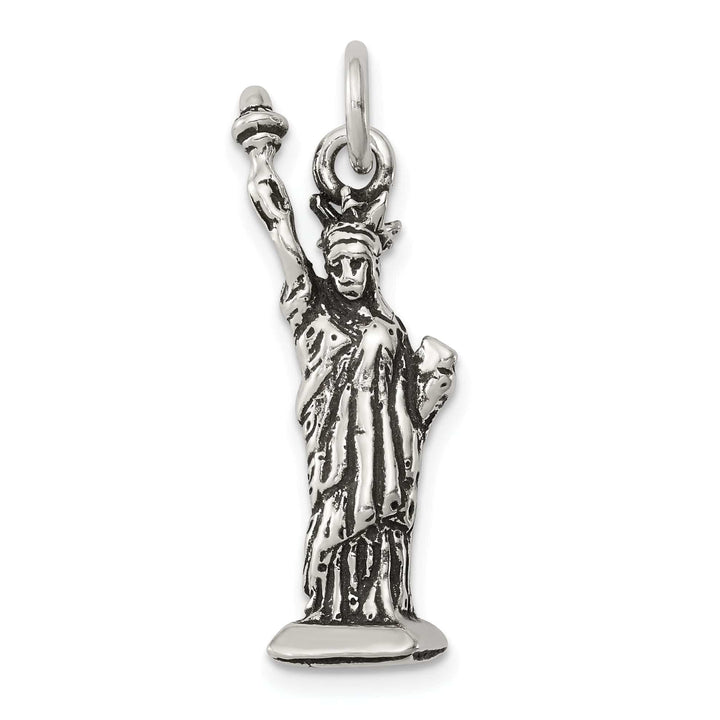 Lovely Rita's Pendants & Charms Silver Antiqued 3-D Statue of Liberty Charm