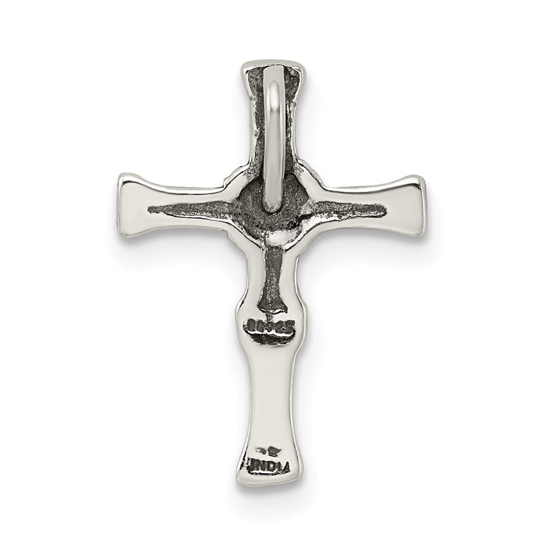 Lovely Rita's Pendants & Charms Silver Antiqued Chain Slide Cross Pendant