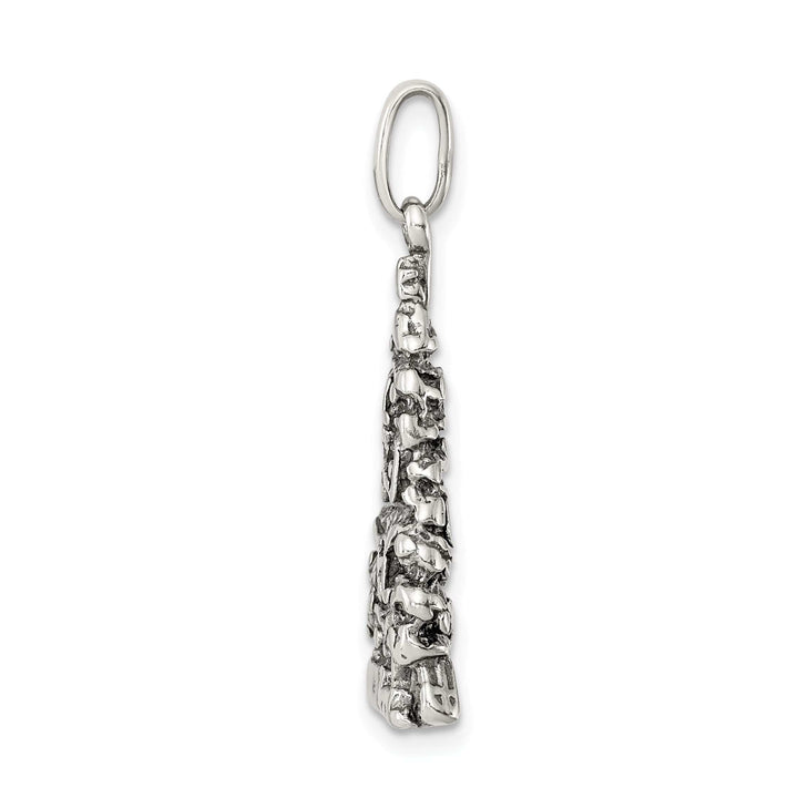 Lovely Rita's Pendants & Charms Silver Antiqued Christmas Tree Charm Pendant