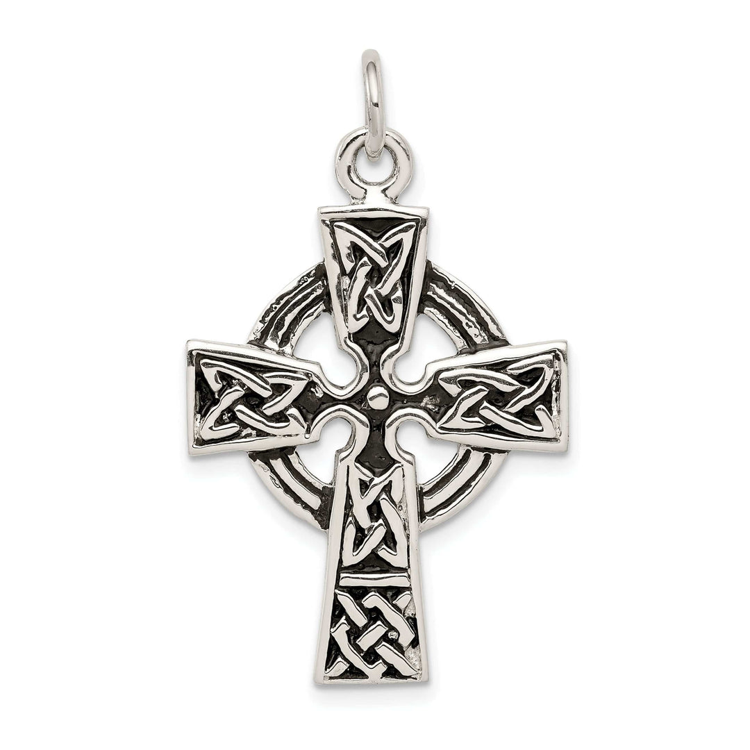 Lovely Rita's Pendants & Charms Silver Antiqued Finish Celtic Cross Pendant