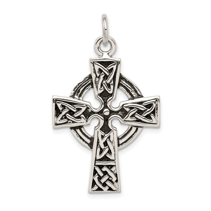 Lovely Rita's Pendants & Charms Silver Antiqued Finish Celtic Cross Pendant