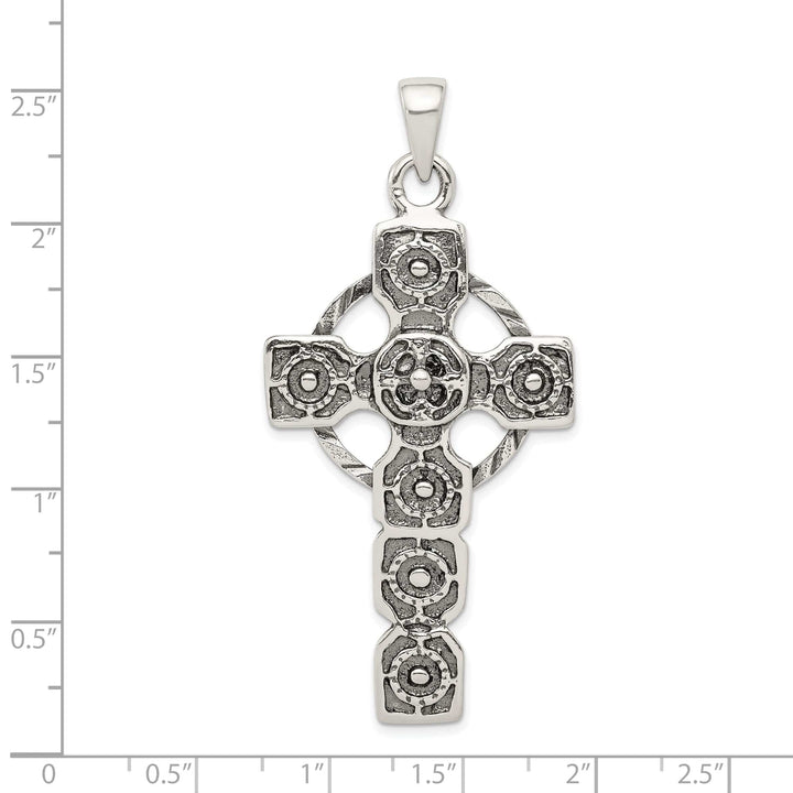 Lovely Rita's Pendants & Charms Silver Antiqued Finish Celtic Cross Pendant