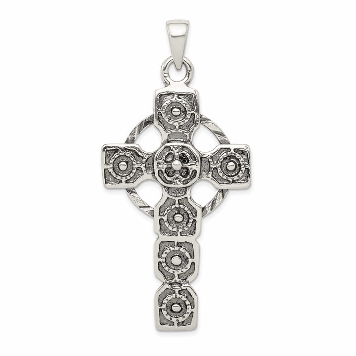 Lovely Rita's Pendants & Charms Silver Antiqued Finish Celtic Cross Pendant