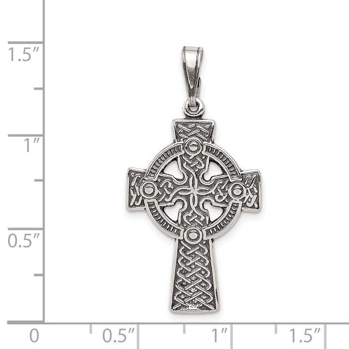 Lovely Rita's Pendants & Charms Silver Antiqued Finish Celtic Cross Pendant