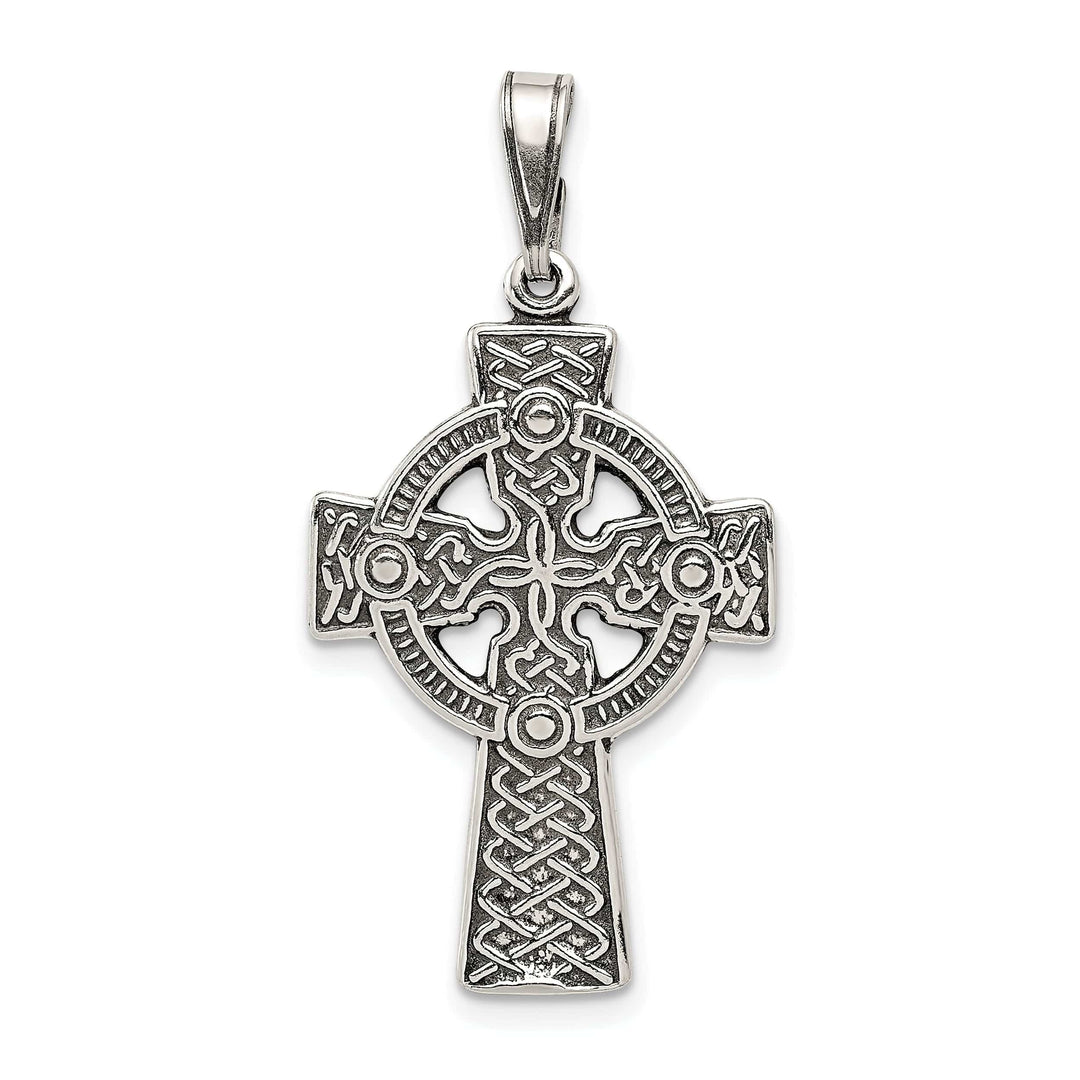 Lovely Rita's Pendants & Charms Silver Antiqued Finish Celtic Cross Pendant