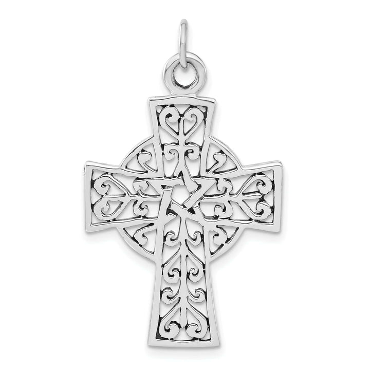 Lovely Rita's Pendants & Charms Silver Antiqued Finish Celtic Cross Pendant