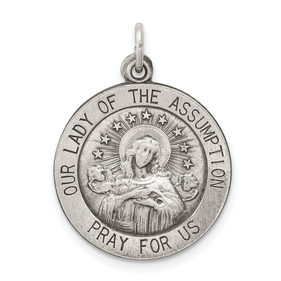 Lovely Rita's Pendants & Charms Silver Antiqued Our Lady of the Assumption Medal
