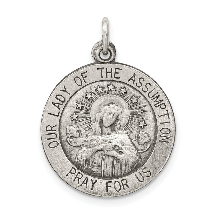 Lovely Rita's Pendants & Charms Silver Antiqued Our Lady of the Assumption Medal