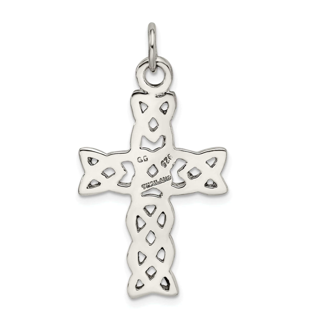 Lovely Rita's Pendants & Charms Silver Antiqued Polished Celtic Cross Pendant
