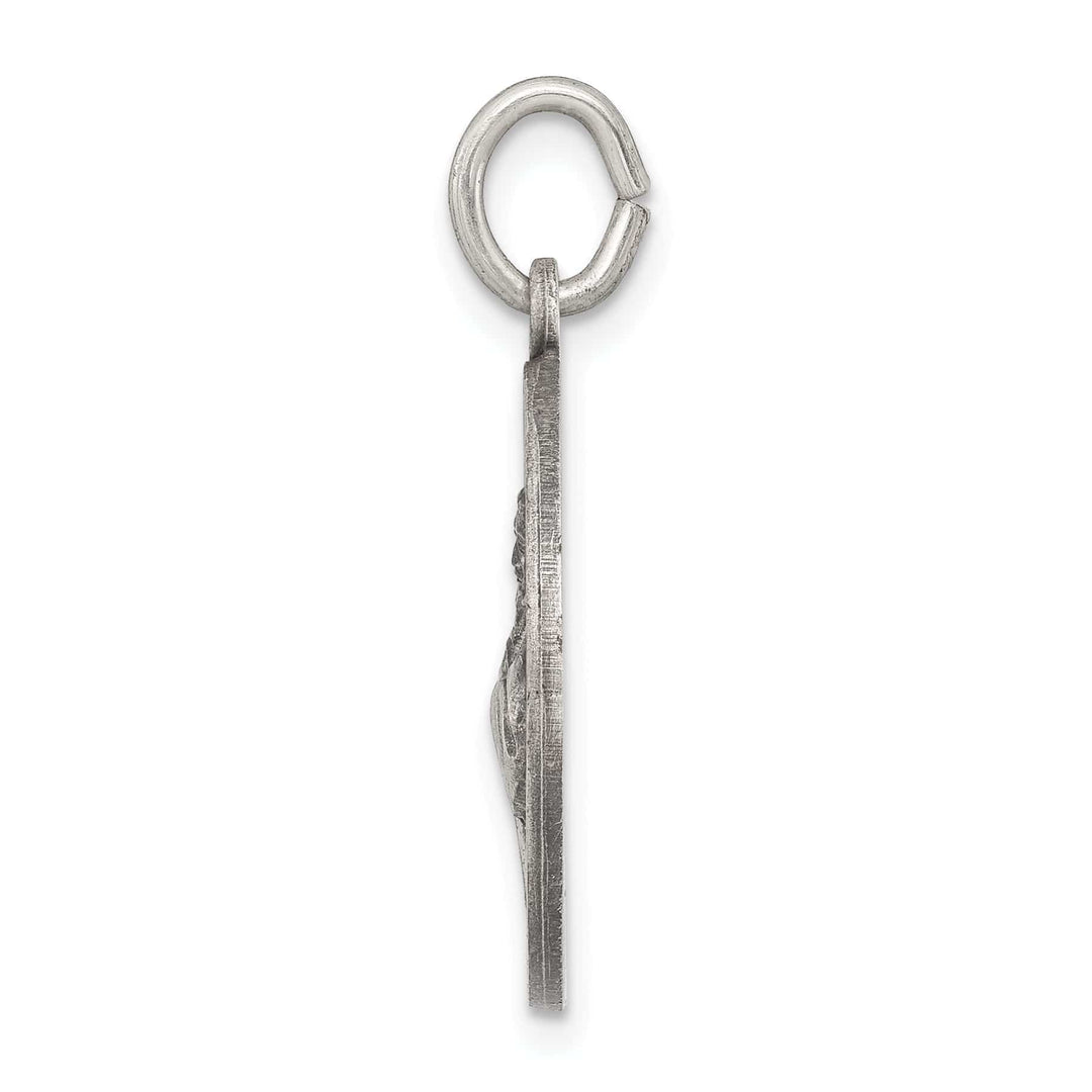 Lovely Rita's Pendants & Charms Silver Antiqued Saint Francis of Assisi Medal