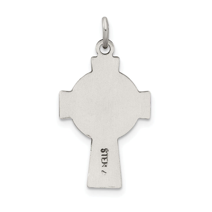 Lovely Rita's Pendants & Charms Silver Antiqued Satin Celtic Cross Pendant