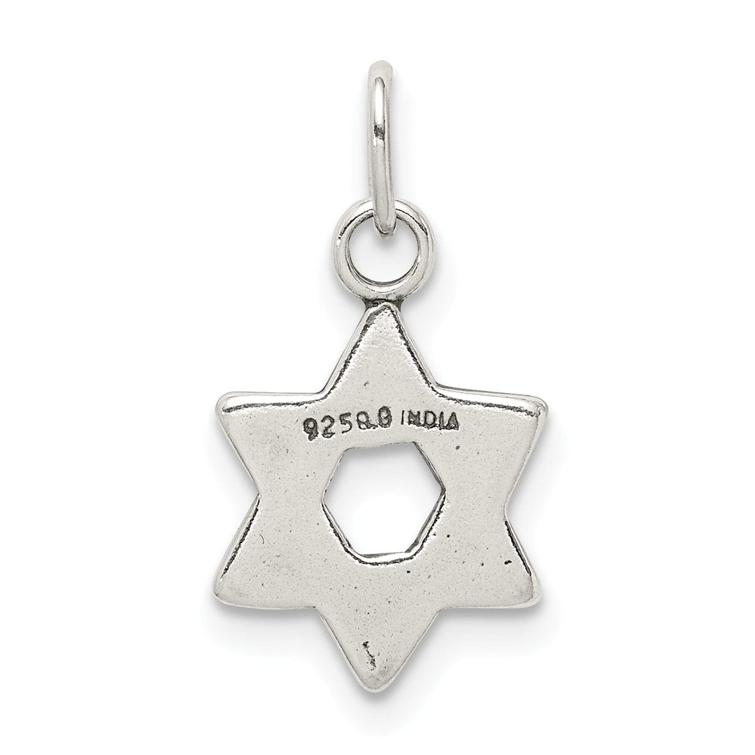 Lovely Rita's Pendants & Charms Silver Antiqued Star of David Charm Pendant