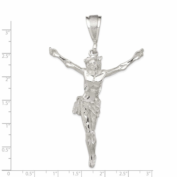 Lovely Rita's Pendants & Charms Silver Crucified Christ Slide Pendant