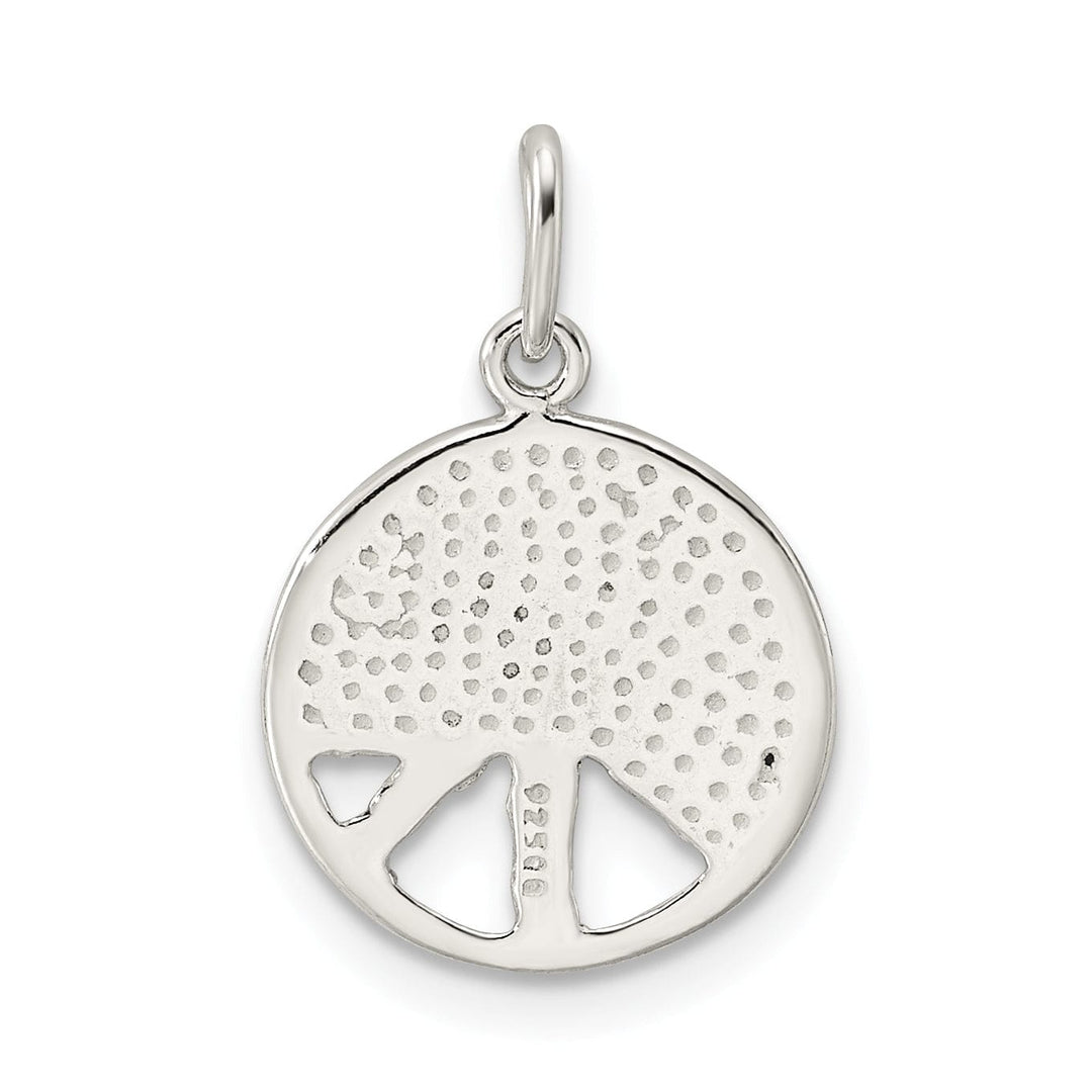 Lovely Rita's Pendants & Charms Silver Enamel American Flag Peace Sign Charm