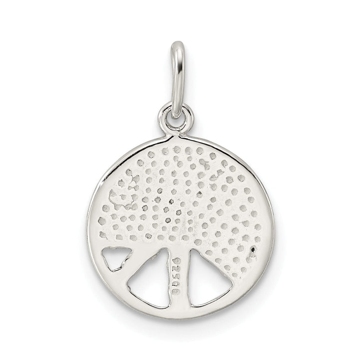 Lovely Rita's Pendants & Charms Silver Enamel American Flag Peace Sign Charm