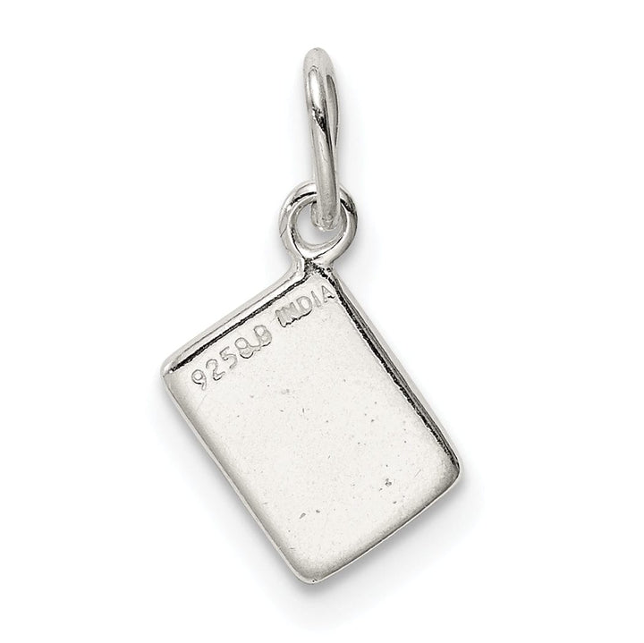 Lovely Rita's Pendants & Charms Silver Enameled Ace Of Spades Card Charm
