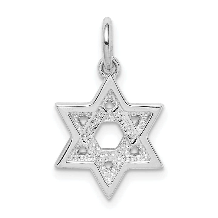 Lovely Rita's Pendants & Charms Silver Enameled Blue Star of David Pendant