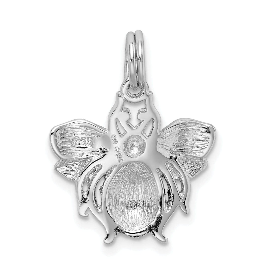 Lovely Rita's Pendants & Charms Silver Green Yellow Enamel Bee Charm Pendant