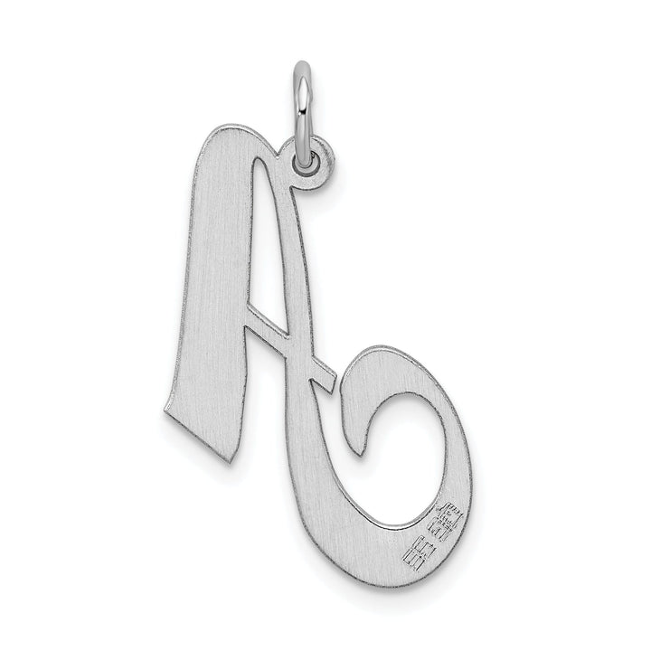 Lovely Rita's Pendants & Charms Silver Large Fancy Script Initial A Charm