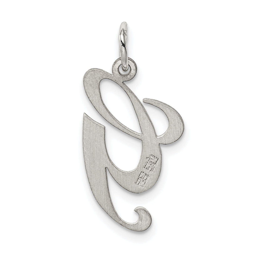 Lovely Rita's Pendants & Charms Silver Large Fancy Script Initial G Charm