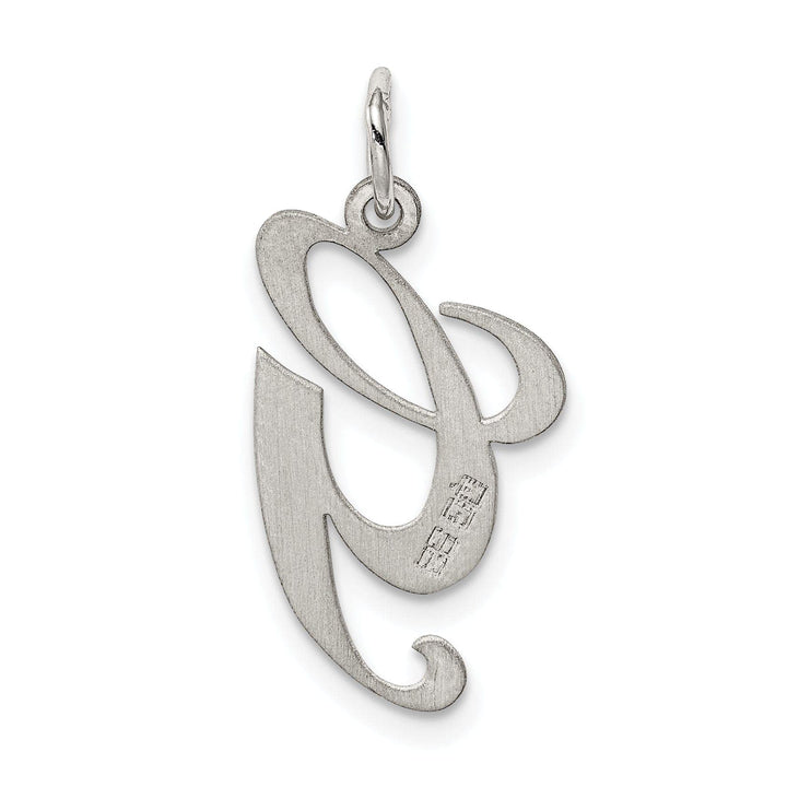 Lovely Rita's Pendants & Charms Silver Large Fancy Script Initial G Charm