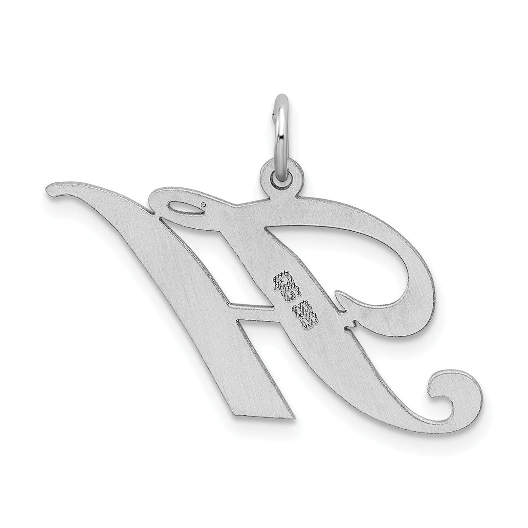 Lovely Rita's Pendants & Charms Silver Large Fancy Script Initial H Charm