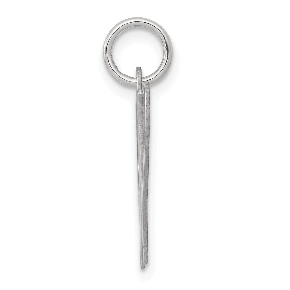 Lovely Rita's Pendants & Charms Silver Large Fancy Script Initial W Charm