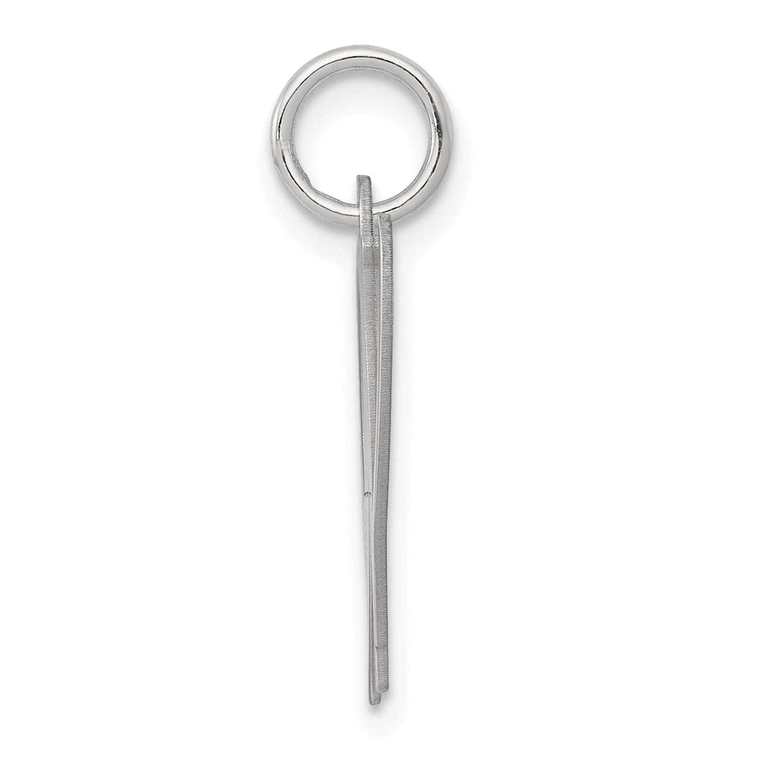 Lovely Rita's Pendants & Charms Silver Large Fancy Script Initial W Charm