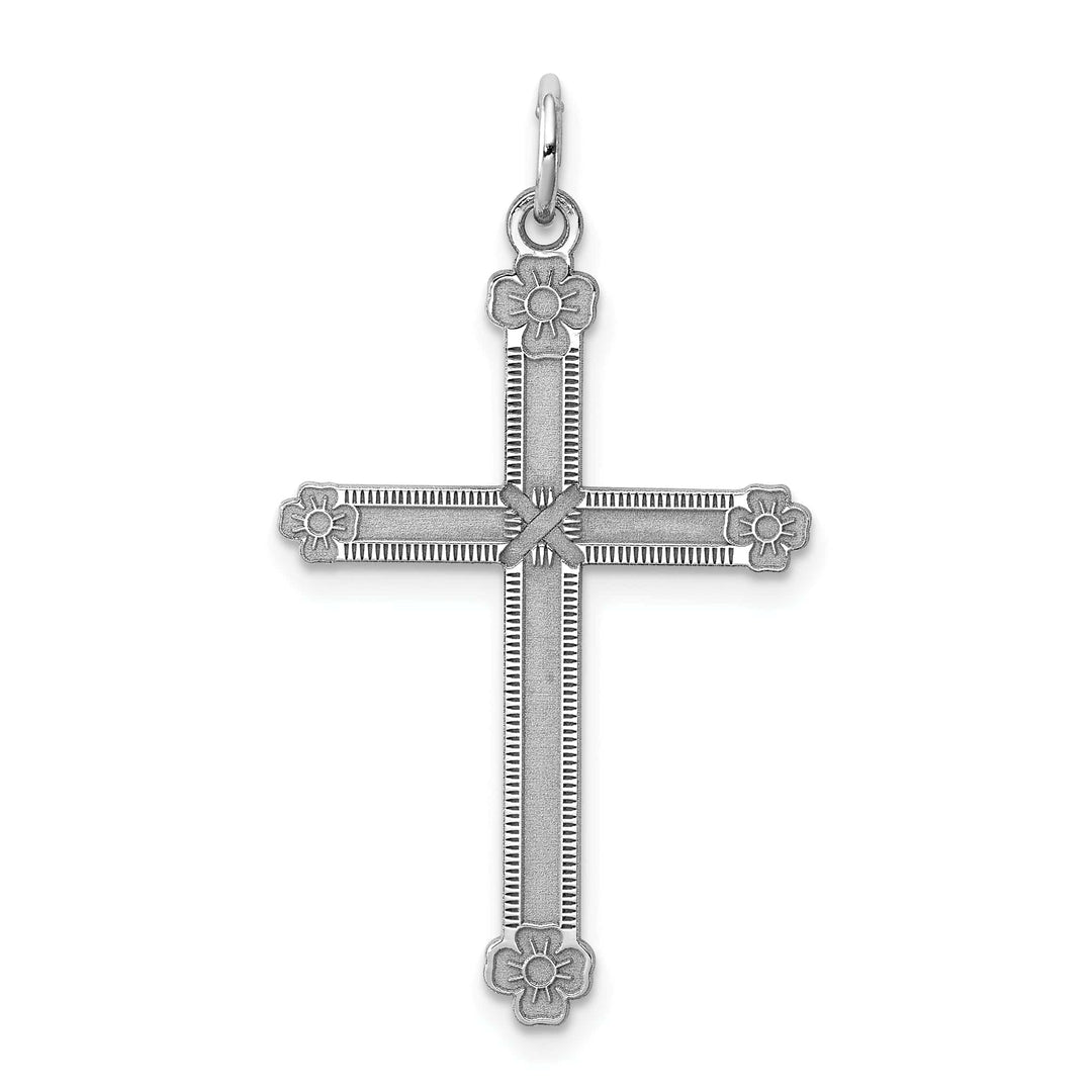 Lovely Rita's Pendants & Charms Silver Laser Designed Latin Cross Pendant