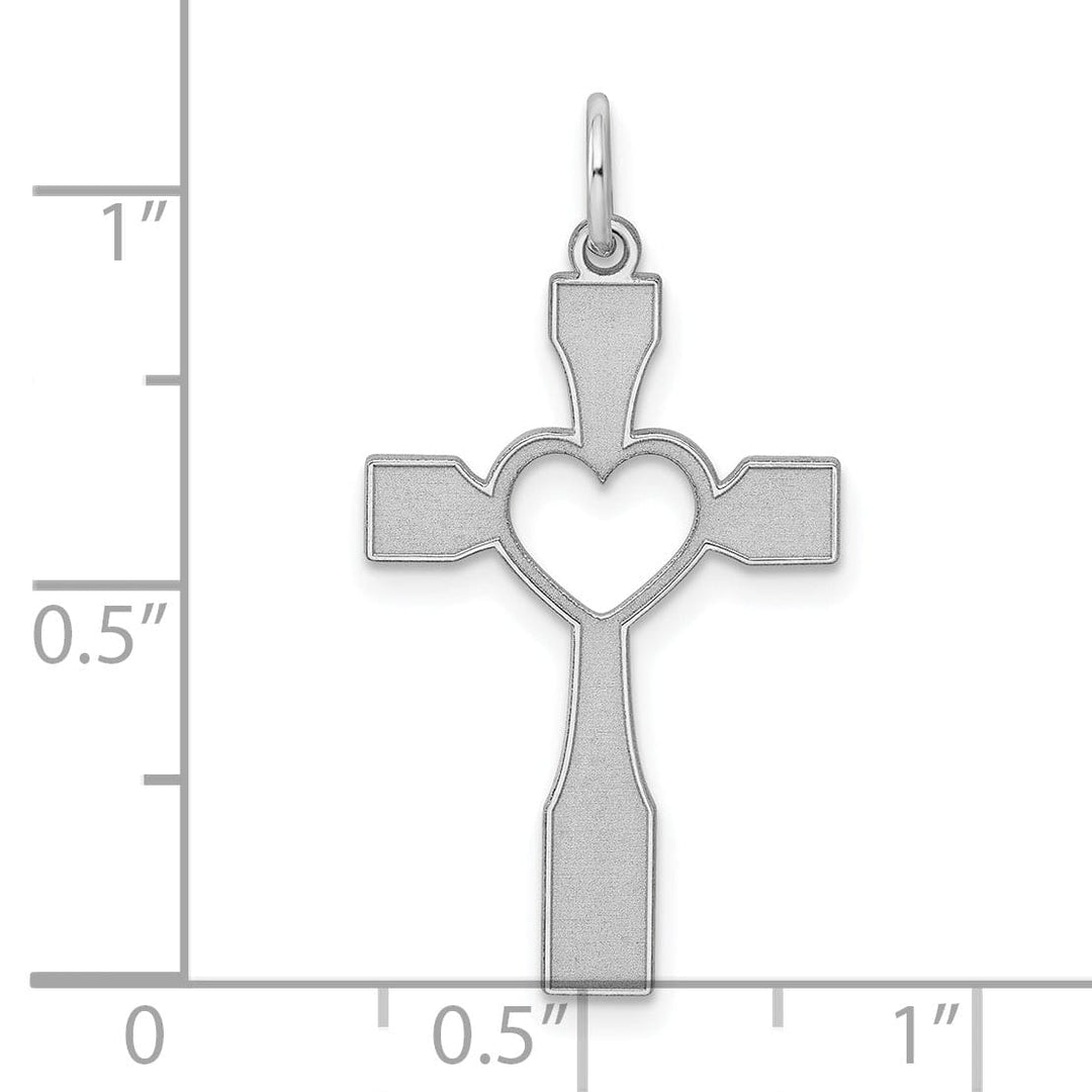 Lovely Rita's Pendants & Charms Silver Laser Designed Latin Cross Pendant