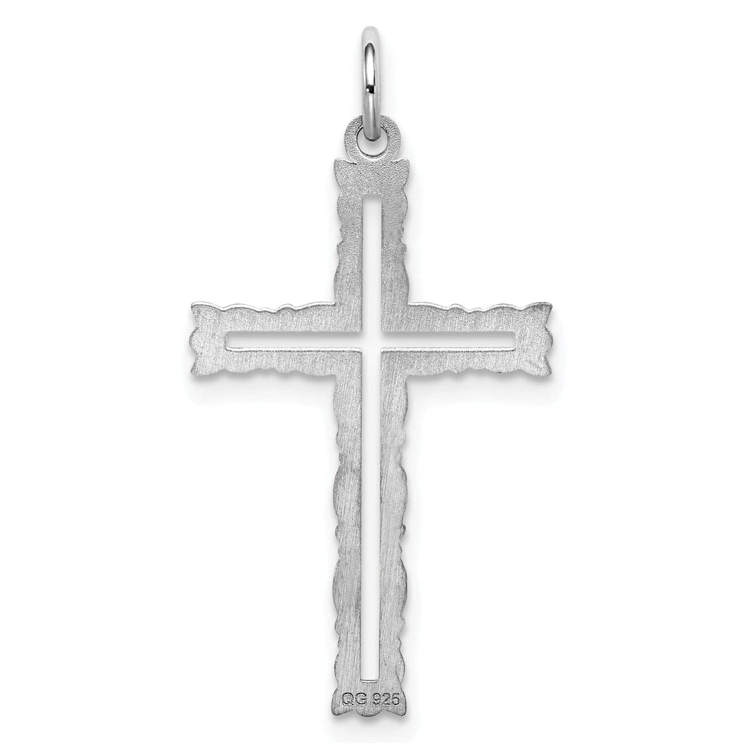 Lovely Rita's Pendants & Charms Silver Laser Designed Latin Cross Pendant