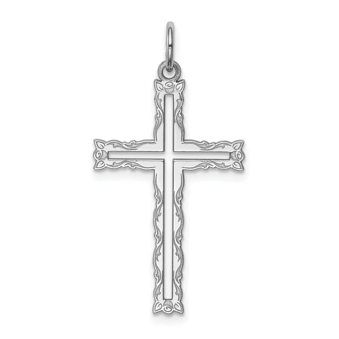 Lovely Rita's Pendants & Charms Silver Laser Designed Latin Cross Pendant