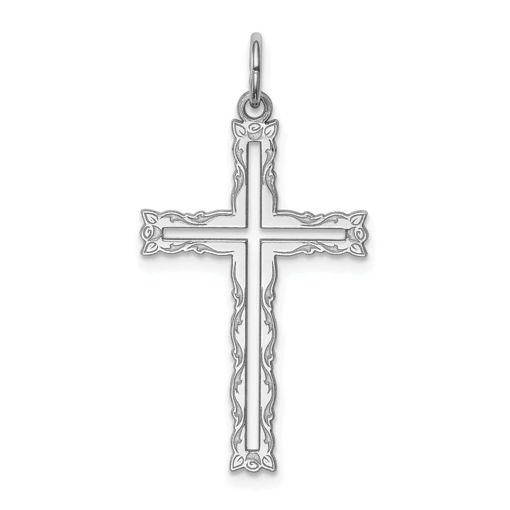 Lovely Rita's Pendants & Charms Silver Laser Designed Latin Cross Pendant