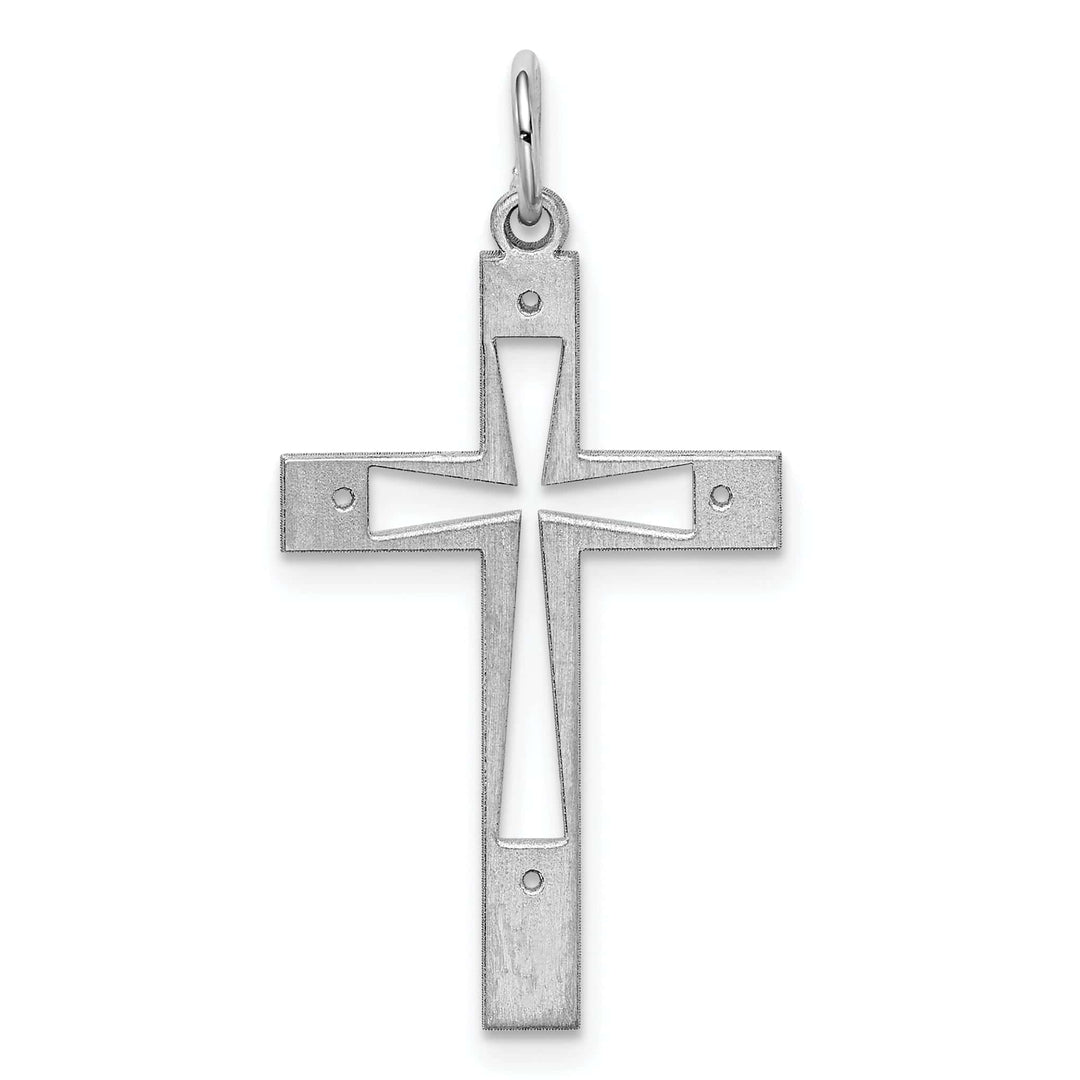 Lovely Rita's Pendants & Charms Silver Laser Designed Latin Cross Pendant