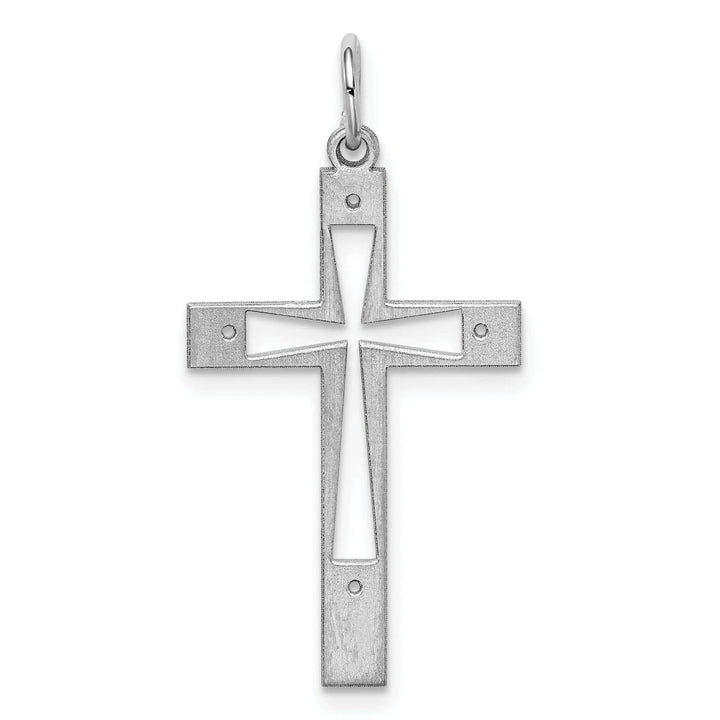 Lovely Rita's Pendants & Charms Silver Laser Designed Latin Cross Pendant