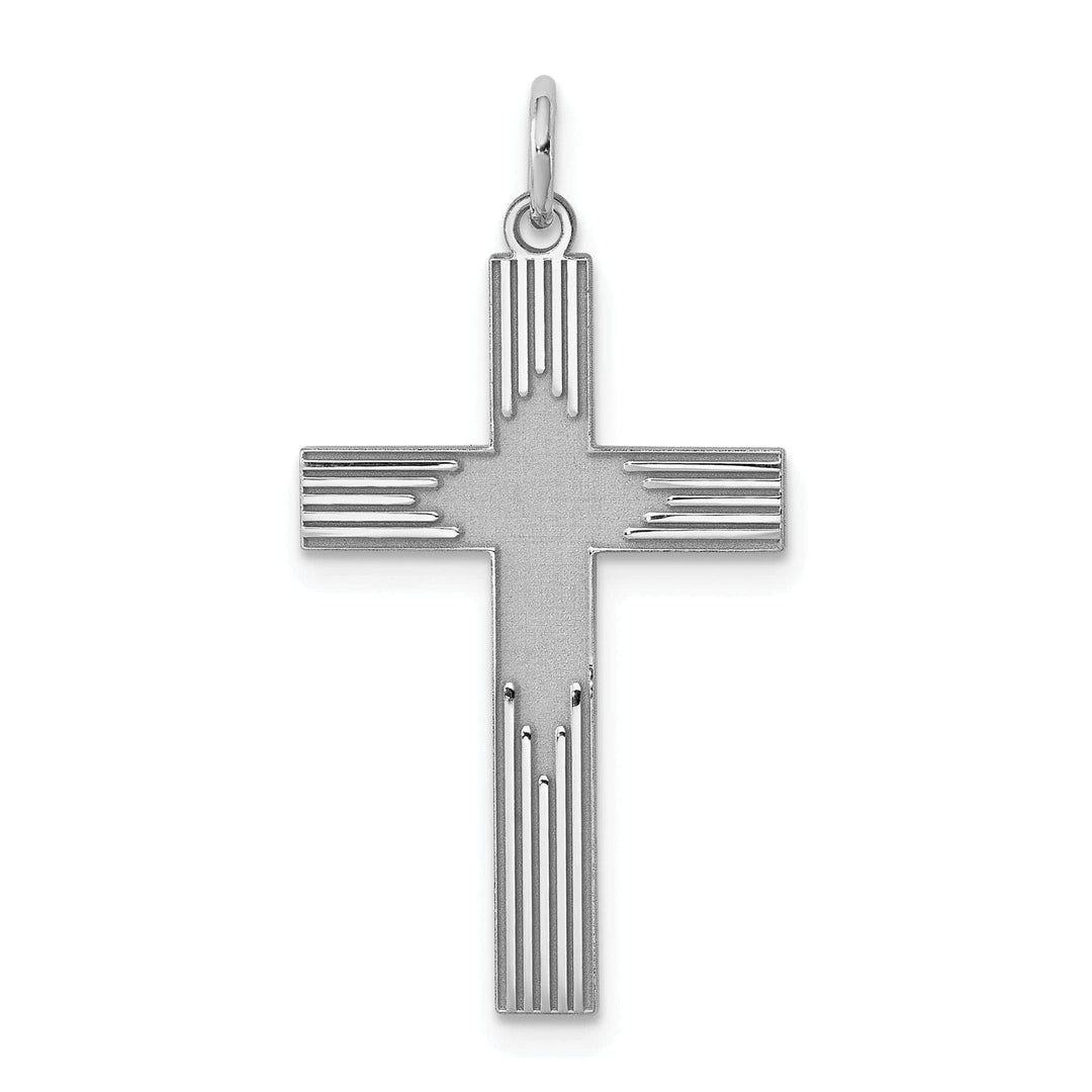 Lovely Rita's Pendants & Charms Silver Laser Designed Latin Cross Pendant