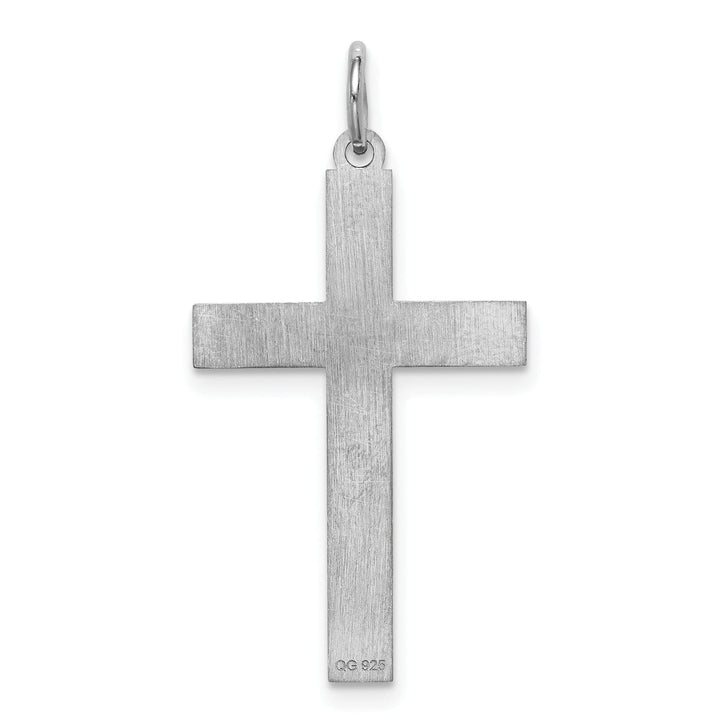 Lovely Rita's Pendants & Charms Silver Laser Designed Latin Cross Pendant