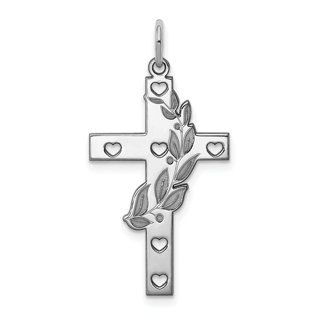 Lovely Rita's Pendants & Charms Silver Laser Designed Latin Cross Pendant