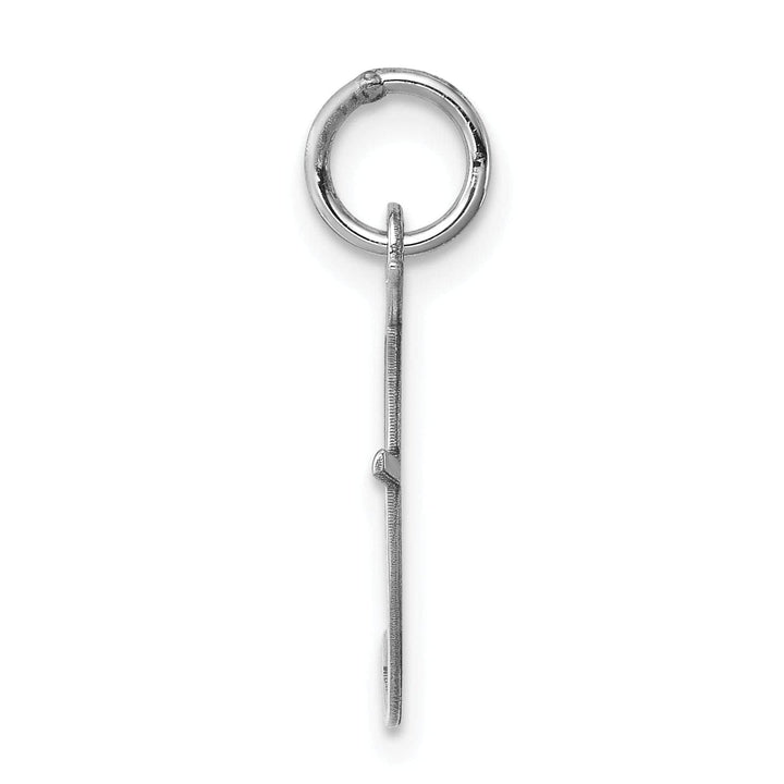 Lovely Rita's Pendants & Charms Silver Medium Fancy Script Initial F Charm