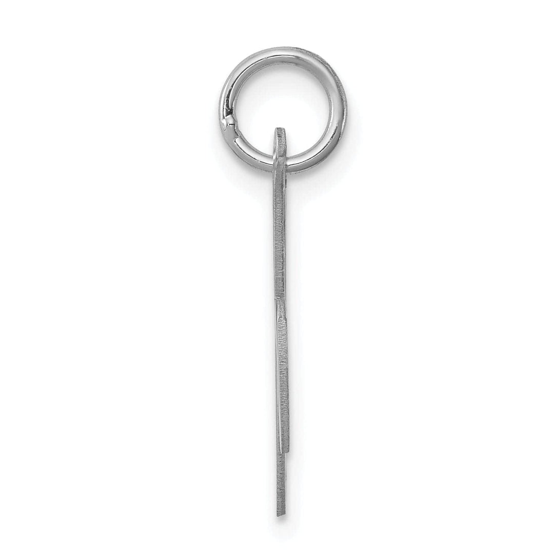 Lovely Rita's Pendants & Charms Silver Medium Fancy Script Initial K Charm