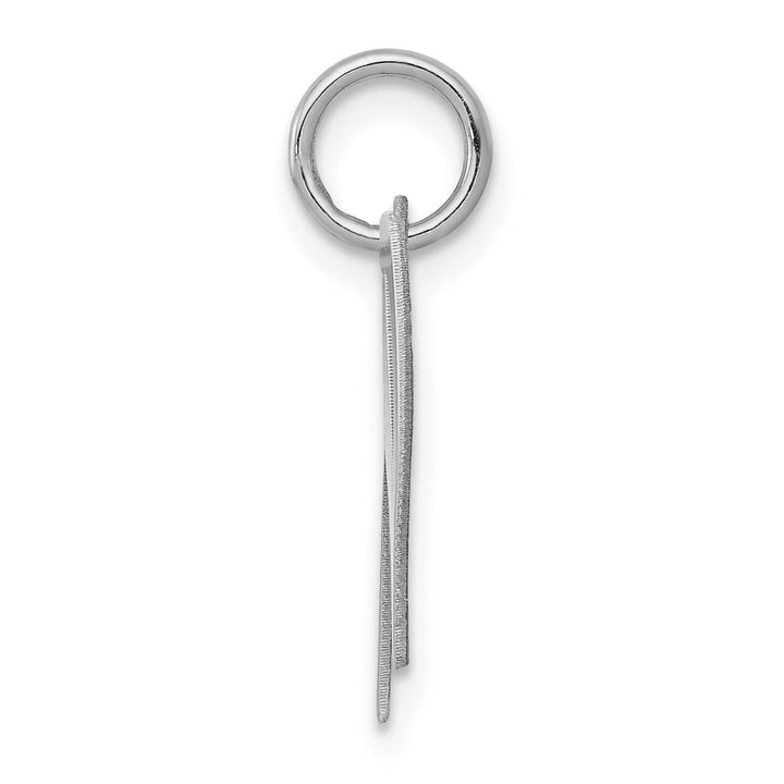 Lovely Rita's Pendants & Charms Silver Medium Fancy Script Initial W Charm