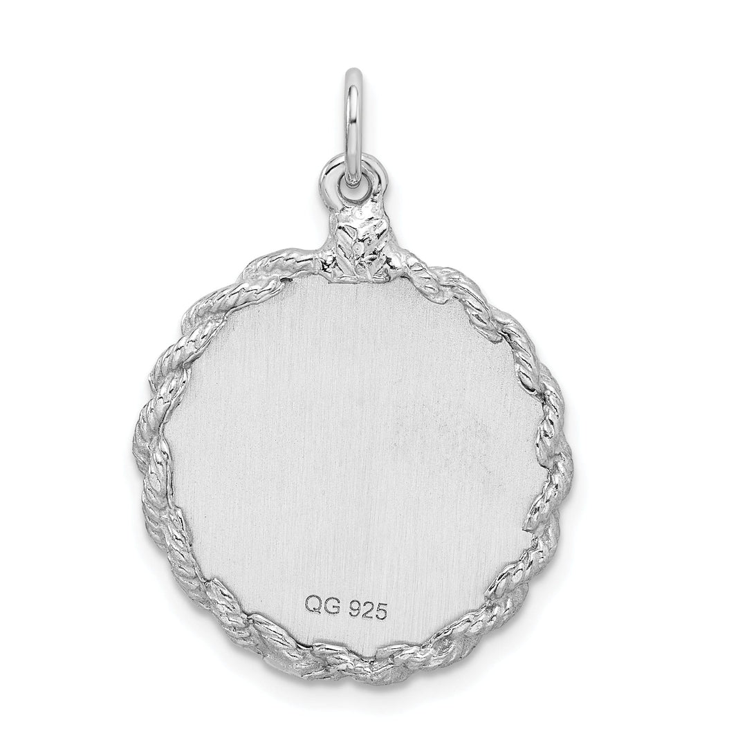 Lovely Rita's Pendants & Charms Silver Merry Christmas Disc Charm Pendant