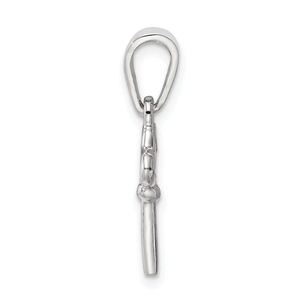 Lovely Rita's Pendants & Charms Silver Ploished Childrens Key Charm Pendant