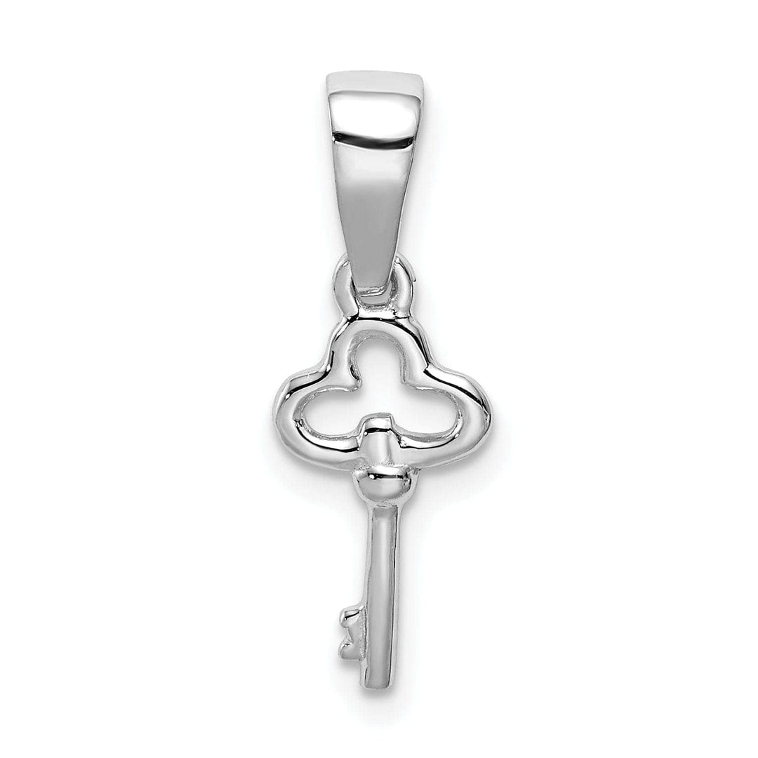 Lovely Rita's Pendants & Charms Silver Ploished Childrens Key Charm Pendant