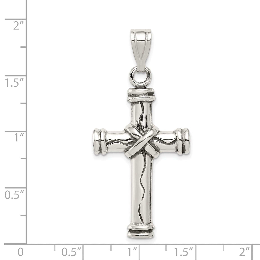 Lovely Rita's Pendants & Charms Silver Polish Antique Finish Latin Cross Pendant