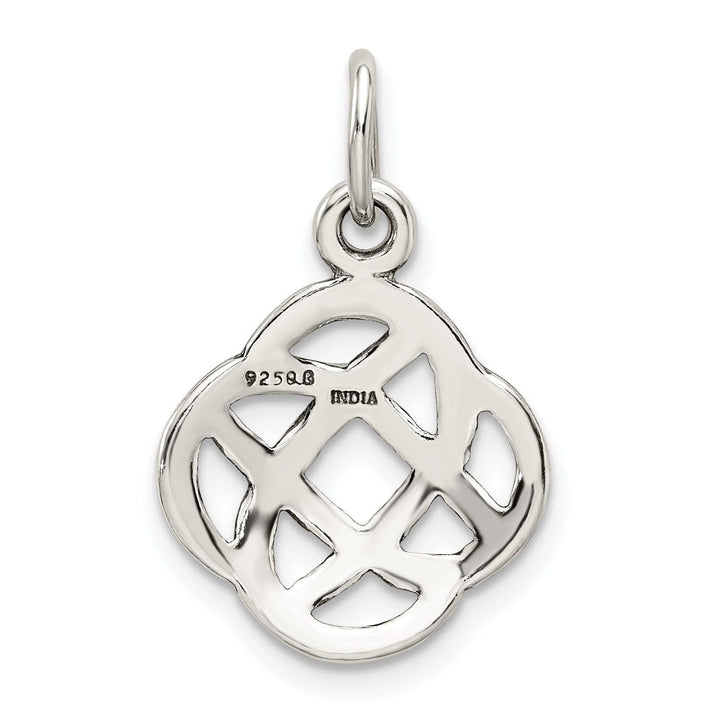 Lovely Rita's Pendants & Charms Silver Polish Antiqued Finish Celtic Knot Charm