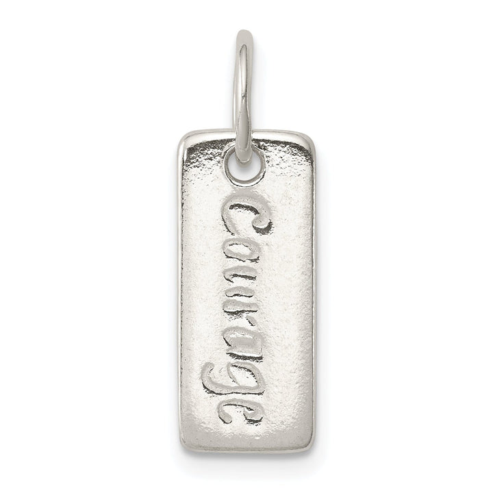 Lovely Rita's Pendants & Charms Silver Polish Courage Survivor Reversible Charm