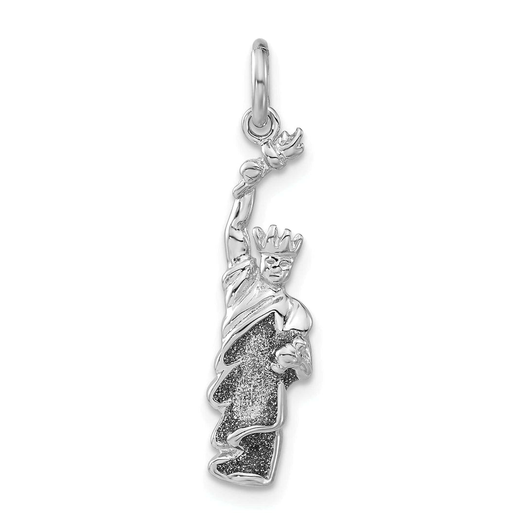 Lovely Rita's Pendants & Charms Silver Polish Enameled Statue of Liberty Charm